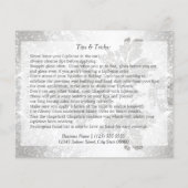 Black Polka Dot Lips Instruction Flyer (Achterkant)