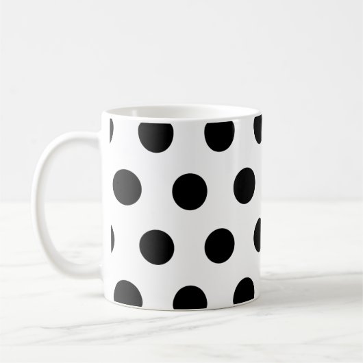 Black Polka Dot Mok (Links)