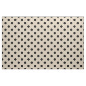 Black Polka Dot Pattern - Tan Stof (Yard (91,4 cm))