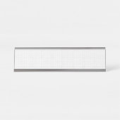 Black Polka Dot Seamless Pattern | Tiny Dots Bureau Naambordje (Voorkant)