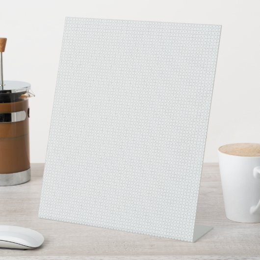 Black Polka Dot Seamless Pattern | Tiny Dots Reclamebord Met Voetstuk (Insitu)