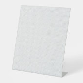 Black Polka Dot Seamless Pattern | Tiny Dots Reclamebord Met Voetstuk (Voorkant)