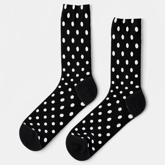 Black Polka Dot Sokken (Links)