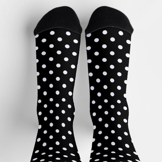 Black Polka Dot Sokken (Top)