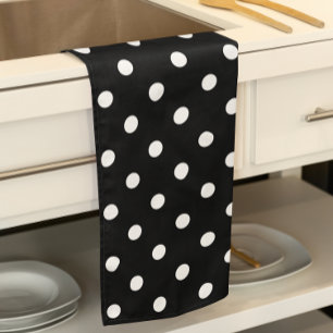 Black Polka Dot Theedoek
