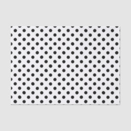 Black Polka Dot Tissuepapier