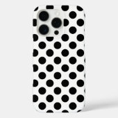 Black Polka Dots Case-Mate iPhone Case (Achterkant)
