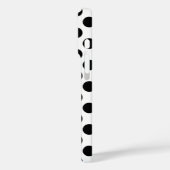 Black Polka Dots Case-Mate iPhone Case (Achterkant / Links)