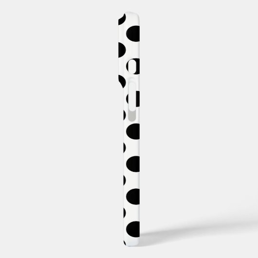 Black Polka Dots Case-Mate iPhone Case (Achterkant / Links)