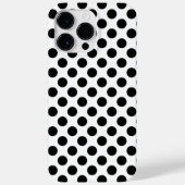 Black Polka Dots Case-Mate iPhone Case (Achterkant)