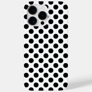 Black Polka Dots Case-Mate iPhone 14 Pro Max Hoesje