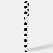 Black Polka Dots Case-Mate iPhone Case (Achterkant / Rechts)