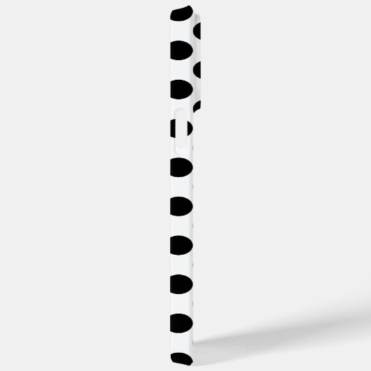 Black Polka Dots Case-Mate iPhone Case (Achterkant / Rechts)