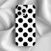 Black Polka Dots Case-Mate iPhone Case