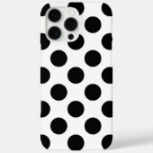 Black Polka Dots Case-Mate iPhone Case (Achterkant)