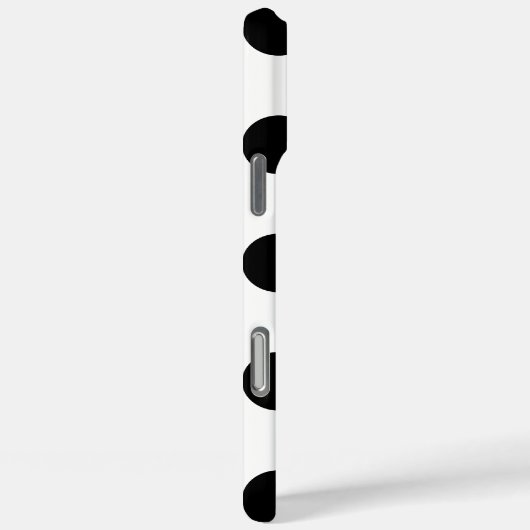 Black Polka Dots Case-Mate iPhone Case (Achterkant / Rechts)