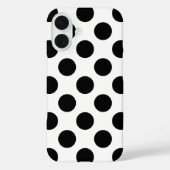 Black Polka Dots Case-Mate iPhone Case (Achterkant)