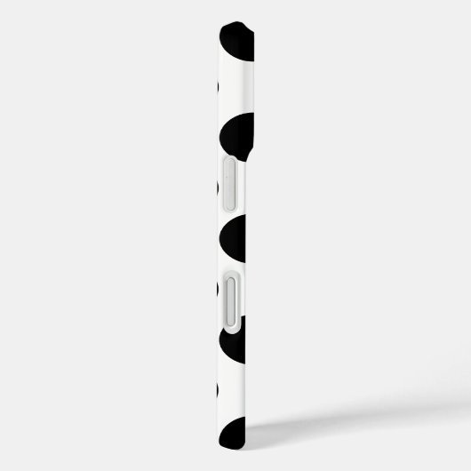 Black Polka Dots Case-Mate iPhone Case (Achterkant / Rechts)