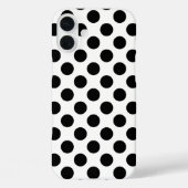 Black Polka Dots Case-Mate iPhone Case (Achterkant)