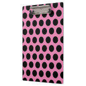 Black Polka Dots Klembord (Links)