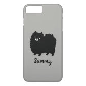 Black Pomeranian Cute Dog Custom Case-Mate iPhone Case (Achterkant)