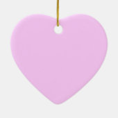 Black Poodle Boudoir Retro Art Heart Ornament (Achterkant)