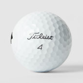 Black Poodle Golfballen (Logo)