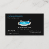 Black Pool Services Professional Visitekaartje (Voorkant)