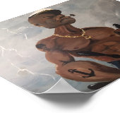 "Black Popeye" Poster (Hoek)