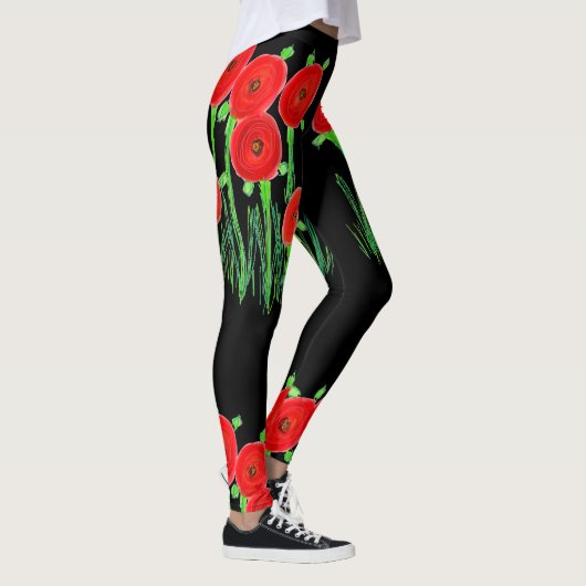 Black Poppy Leggings (Rechts)