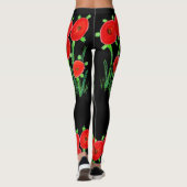 Black Poppy Leggings (Achterkant)