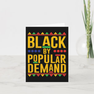 Black Popular Demand African American Melanin Blac Kaart