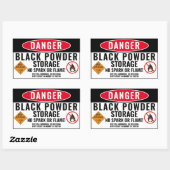 Black Powder Storage Sticker (Vel)