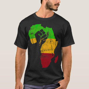 Black Power Africa Retro  Gift T-shirt