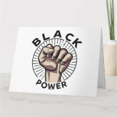 Black Power Afrocentric Kaart (Achterkant)