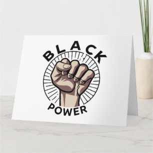 Black Power Afrocentric Kaart