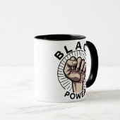 Black Power Afrocentric Mok (Voorkant rechts)