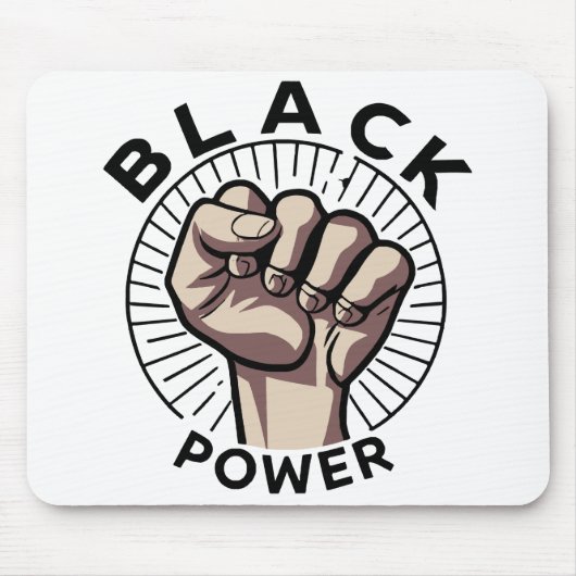 Black Power Afrocentric Muismat (Voorkant)