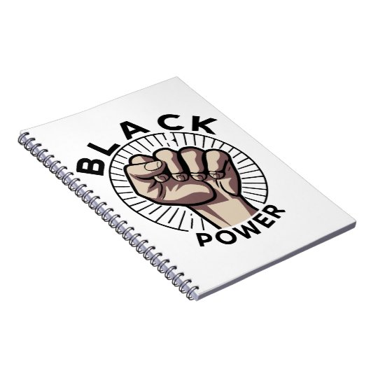 Black Power Afrocentric Notitieboek (Rechterzijde)