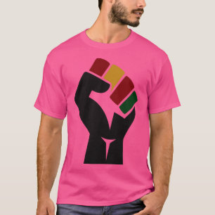 Black Power Fist Black Geschiedenis Maand T-shirt