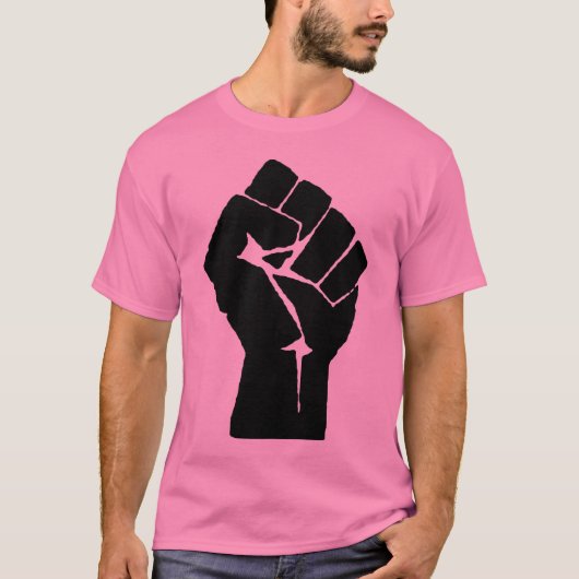 Black Power Fist T-shirt (Voorkant)