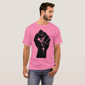 Black Power Fist T-shirt (Voorkant volledig)