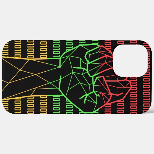 Black Power Fist van BLM voor geeks Case-Mate iPhone Case (Achterkant / Rechts)