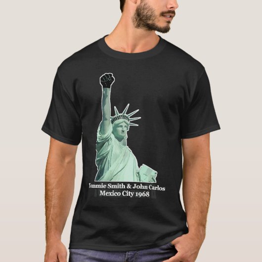 Black Power Salute Mexico City 1968 T-shirt (Voorkant)