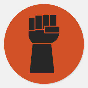 Black Power Zwarte Vuist Obama Stickers