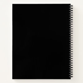 Black Practice Musical note design Spiral Notitieb Notitieboek