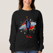 Black Pregnant Moms Rock Pregnant Mom Pregnancy Trui (Voorkant)