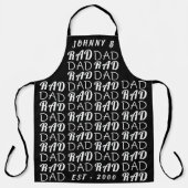 Black Premium RAD DAD vaderdag Funky Fun Schort (Voorkant)
