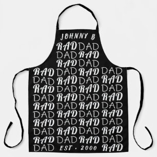 Black Premium RAD DAD vaderdag Funky Fun Schort