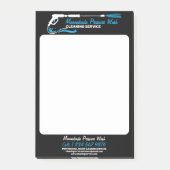 Black Pressure Power Washing Pro Clean Post-it® Notes (Voorkant)